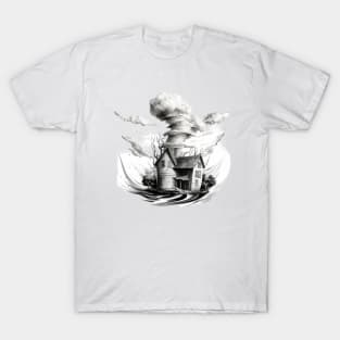 House is blowing away T-Shirt